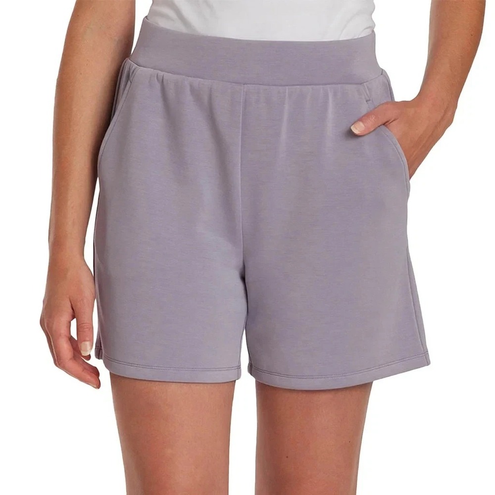 LazyPants Womens Luxe Short Lilac Grey Purple Size Small L4060LZC NEW